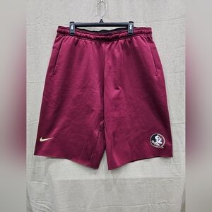 Nike Men's Dri-Fit Burgundy Florida State Seminoles Shorts Size XL